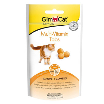 GimCat Multi Vitamin skanėstai su multivitaminais katėms; 50g