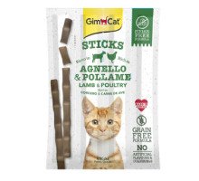 GimCat Sticks Lamb & Poultry skanėstas katėms begrūdės lazdelės, paukštiena, ėriena; 4vnt