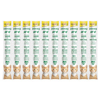 GimCat Sticks 10 Lamb & Poultry skanėstas katėms begrūdės lazdelės, paukštiena, ėriena; 10vnt