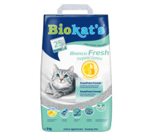 Biokat's Bianco Fresh Hygienic kraikas katėms, sušokantis; 5kg, 10kg