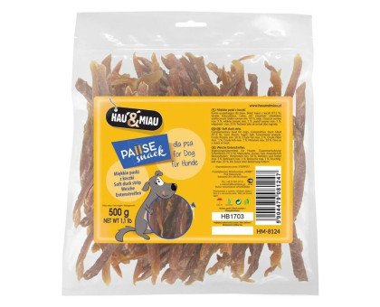 Hau&Miau antienos juostelės, minkštos, skanėstas šunims; 500g