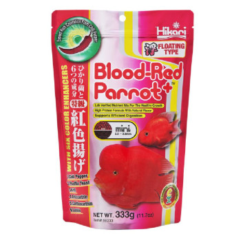 Hikari Blood Red Parrot+ Mini maistas žuvims; 333g, 600g Hikari Blood Red Parrot+ Mini maistas žuvims; 333g, 600g