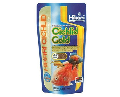 Hikari Cichlid Gold Sinking Mini maistas žuvims; 342g