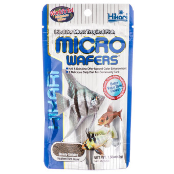 Hikari Micro Wafers maistas žuvims; 45g Hikari Micro Wafers maistas žuvims; 45g