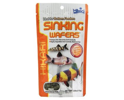 Hikari Sinking Wafers maistas dugninėms žuvims; 50g, 110g