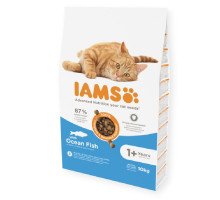 Iams Adult Cat Ocean Fish sausas pašaras suaugusioms katėms, vandenyno žuvis; 10kg