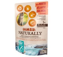 Iams Naturally Cat North Atlantic Salmon konservuotas pašaras katėms, lašiša; 85g