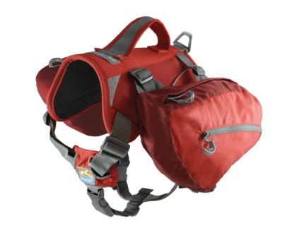 Kurgo Baxter Backpack raudonas krepšys šuniui, (šunims 14-38 kg)