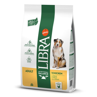 Libra Dog Chicken sausas pašaras suaugusiems šunims, vištiena; 10kg Libra Dog Chicken sausas pašaras suaugusiems šunims, vištiena; 10kg