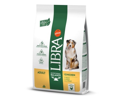 Libra Dog Chicken sausas maistas suaugusiems šunims, vištiena; 10kg