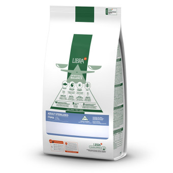 Libra Cat Sterilized Tuna sausas pašaras suaugusioms sterilizuotoms katėms, tunas; 10kg Libra Cat Sterilized Tuna sausas pašaras suaugusioms sterilizuotoms katėms, tunas; 10kg