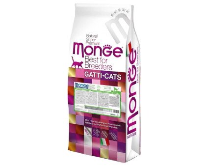 Monge Cat Natural Speciality Monoprotein Rabbit sausas pašaras katėms, triušiena; 1.5kg, 10kg