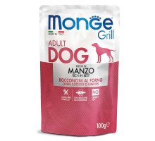 Monge Grill Adult Dog Beef konservuotas pašaras šunims, jautiena; 100g