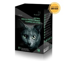 NordicPet natūralus sušokantis medžio kraikas katėms, dėžutė; 10l