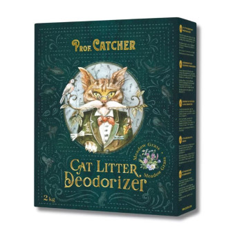 Zeoteca Prof Catcher kačių kraiko dezodorantas natūralių pievų kvapo; 2kg Zeoteca Prof Catcher kačių kraiko dezodorantas natūralių pievų kvapo; 2kg
