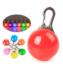 Zoo Colour Bulb pakabukas antkakliui šviečiantis; įvairių spalvų