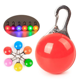 Zoo Colour Bulb pakabukas antkakliui šviečiantis; įvairių spalvų Zoo Colour Bulb pakabukas antkakliui šviečiantis; įvairių spalvų