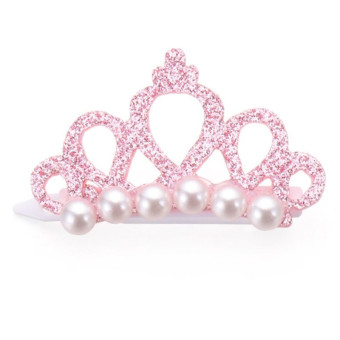 Zoo Tiara Pearl Pink segtukas plaukams šunims ir katėms; 4.5x3cm Zoo Tiara Pearl Pink segtukas plaukams šunims ir katėms; 4.5x3cm