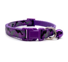 Zoo Camo Purple antkaklis katėms ir šunims violetinis; 19-32cm