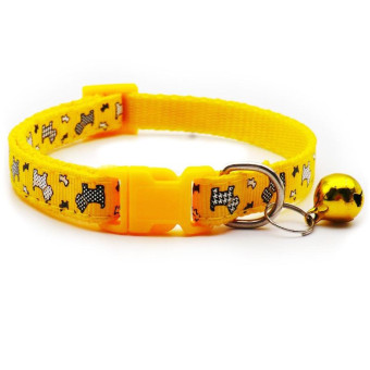 Zoo Pet antkaklis katėms, geltonas; 19-32cm Zoo Pet antkaklis katėms, geltonas; 19-32cm