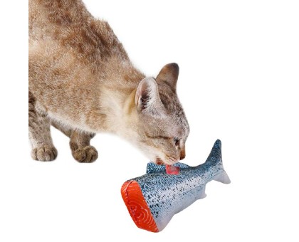 Žaislas katėms minkštas Žuvies uodega; 20cm