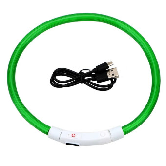 Zoo Glow Led šviečiantis antkaklis šunims; 30-50cm Zoo Glow Led šviečiantis antkaklis šunims; 30-50cm