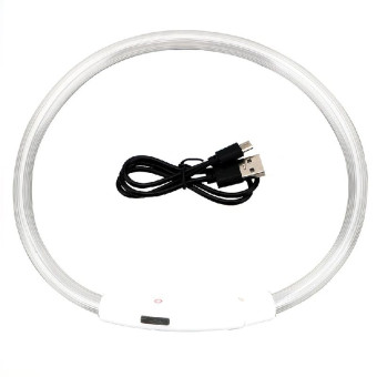 Zoo Glow Led šviečiantis antkaklis šunims; 30-50cm Zoo Glow Led šviečiantis antkaklis šunims; 30-50cm
