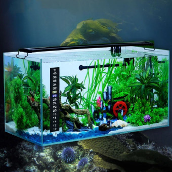 Zoo Digital LCD Išorinis klijuojamas akvariumo termometras; 13cm Zoo Digital LCD Išorinis klijuojamas akvariumo termometras; 13cm
