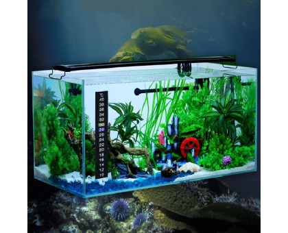 Zoo Digital LCD Išorinis klijuojamas akvariumo termometras; 13cm