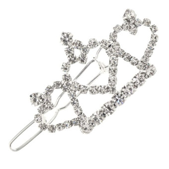 Zoo Tiara Crystal White segtukas plaukams šunims ir katėms; 4.5x2.5cm Zoo Tiara Crystal White segtukas plaukams šunims ir katėms; 4.5x2.5cm