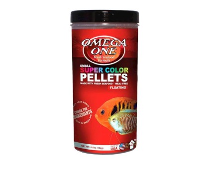 Omega One Super Color granulinis plūduriuojantis maistas žuvims; 184g