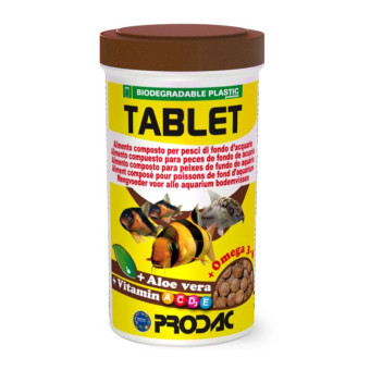 Prodac Tablet maistas dugninėms žuvims; 60g/100ml; 160g/250ml, 750g/1200ml Prodac Tablet maistas dugninėms žuvims; 60g/100ml; 160g/250ml, 750g/1200ml