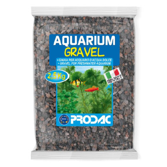 Prodac Gravel Policrome gruntas akvariumui, margas, 2-3mm; 2.5kg, 25kg Prodac Gravel Policrome gruntas akvariumui, margas, 2-3mm; 2.5kg, 25kg