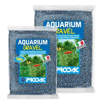 Prodac Gravel Blue gruntas akvariumui, mėlynas, 2-3mm; 1kg, 2.5kg Prodac Gravel Blue gruntas akvariumui, mėlynas, 2-3mm; 1kg, 2.5kg
