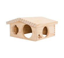 Pet Buddy House 64 namas graužikams, medinis; 20x17x11cm