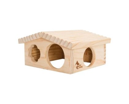 Pet Buddy House 64 namas graužikams, medinis; 20x17x11cm