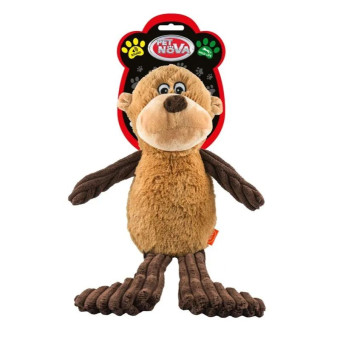 Pet Nova Grizzly Monkey pliušinė beždžionė žaislas šunims; 40cm Pet Nova Grizzly Monkey pliušinė beždžionė žaislas šunims; 40cm