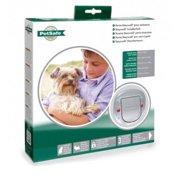 PetSafe Staywell Big Cat Small Dog durelės šunims ir katėms iki 10kg; baltos PetSafe Staywell Big Cat Small Dog durelės šunims ir katėms iki 10kg; baltos