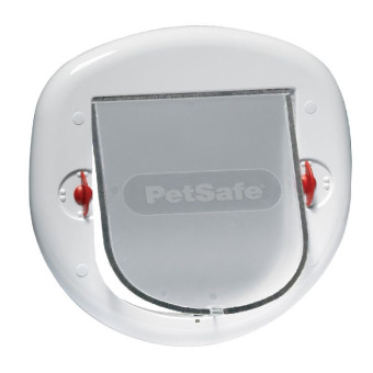 PetSafe Staywell Big Cat Small Dog durelės šunims ir katėms iki 10kg; baltos PetSafe Staywell Big Cat Small Dog durelės šunims ir katėms iki 10kg; baltos
