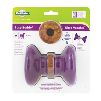 PetSafe Busy Buddy Ultra Woofer žaislinis kaulas skanėstams šunims; S, M PetSafe Busy Buddy Ultra Woofer žaislinis kaulas skanėstams šunims; S, M