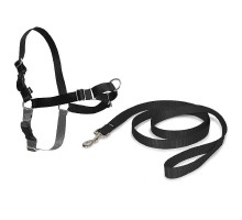 Petsafe Easy Walk Deluxe Harness petnešos lengvam pasivaikščiojimui, juodos; S