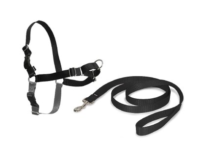 Petsafe Easy Walk Deluxe Harness petnešos lengvam pasivaikščiojimui, juodos; S