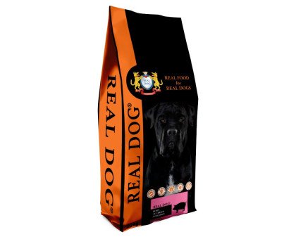 Real Dog Adult All Breeds Pork&Rice sausas pašaras suaugusiems šunims visų veislių, kiauliena, ryžiai; 20kg