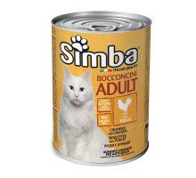 Simba Cat Adult Chicken konservuotas pašaras katėms, vištiena; 415g