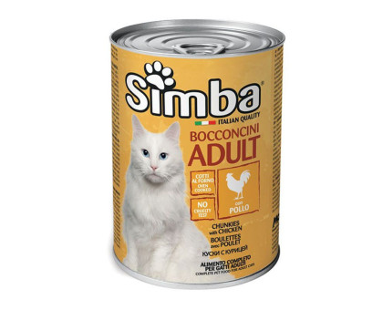 Simba Cat Adult Chicken konservuotas pašaras katėms, vištiena; 415g