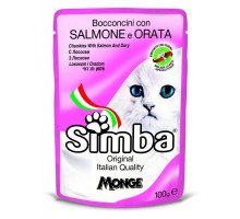 Simba Cat Chunkies Salmon&Dory konservuotas pašaras katėms, lašiša, karšis; 100g