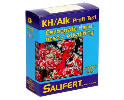 Salifert KH/Alk Profi karbonato kietumo ir šarmingumo vandens testas