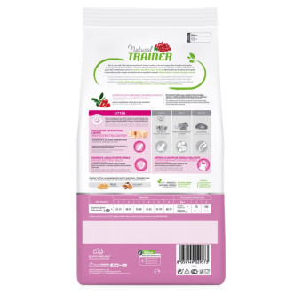 Trainer Natural Kitten Fresh Chicken sausas pašaras kačiukams, vištiena; 1.5kg Trainer Natural Kitten Fresh Chicken sausas pašaras kačiukams, vištiena; 1.5kg