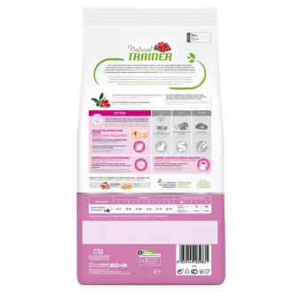 Trainer Natural Kitten Salmon sausas pašaras kačiukams, lašiša; 1.5kg Trainer Natural Kitten Salmon sausas pašaras kačiukams, lašiša; 1.5kg