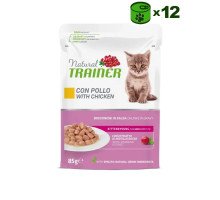 Trainer Natural Kitten Chicken konservuotas pašaras kačiukams, vištiena; 12x85g